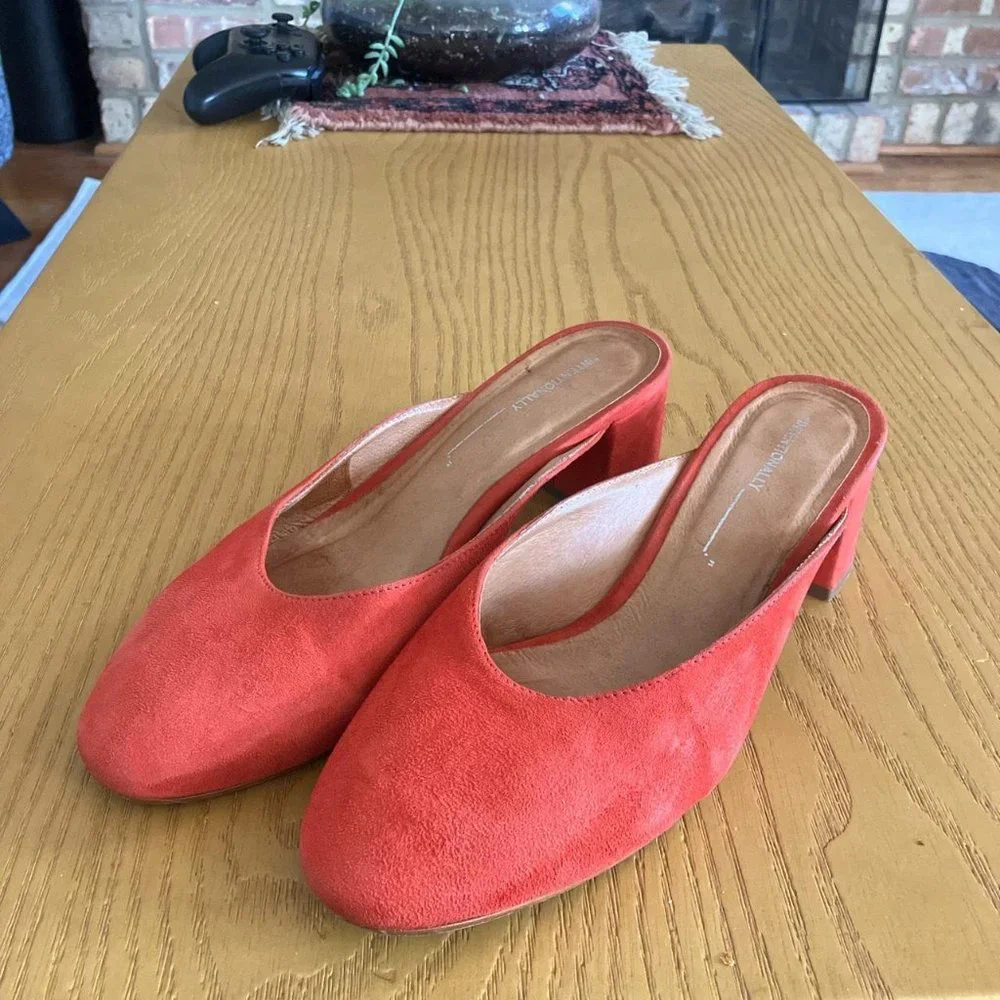 Intentionally Blank Coral Mules - Picture 1 of 3